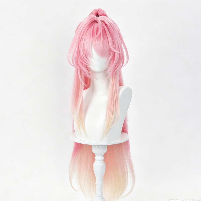 Synthetic Wigs - باروكة Aemeath Wuthering Waves بذيل حصان