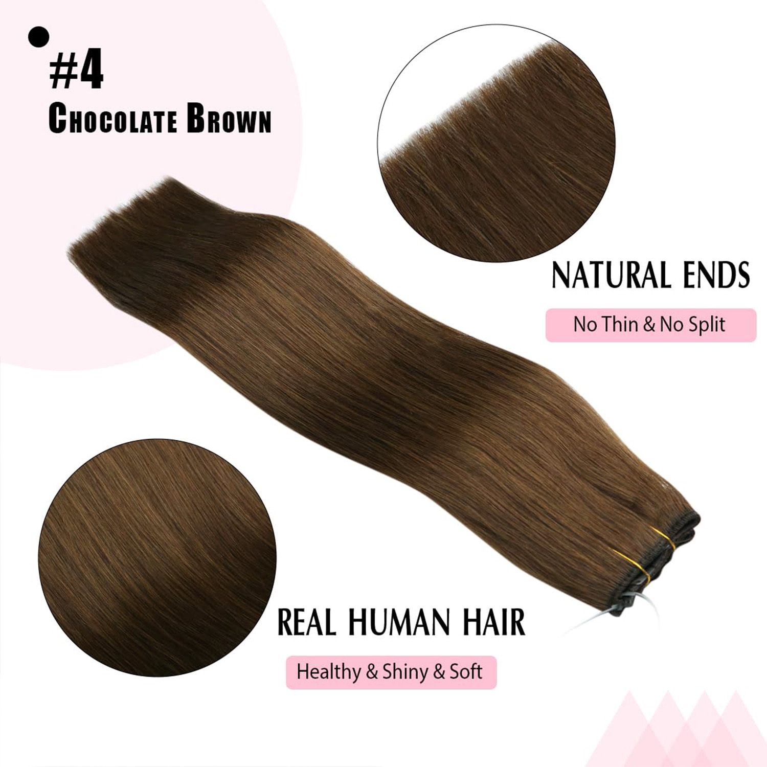 وصلات شعر هالو غير مرئية من ال - مراجعة Seamless Clip In Hair Extensions Human Hair وسعره