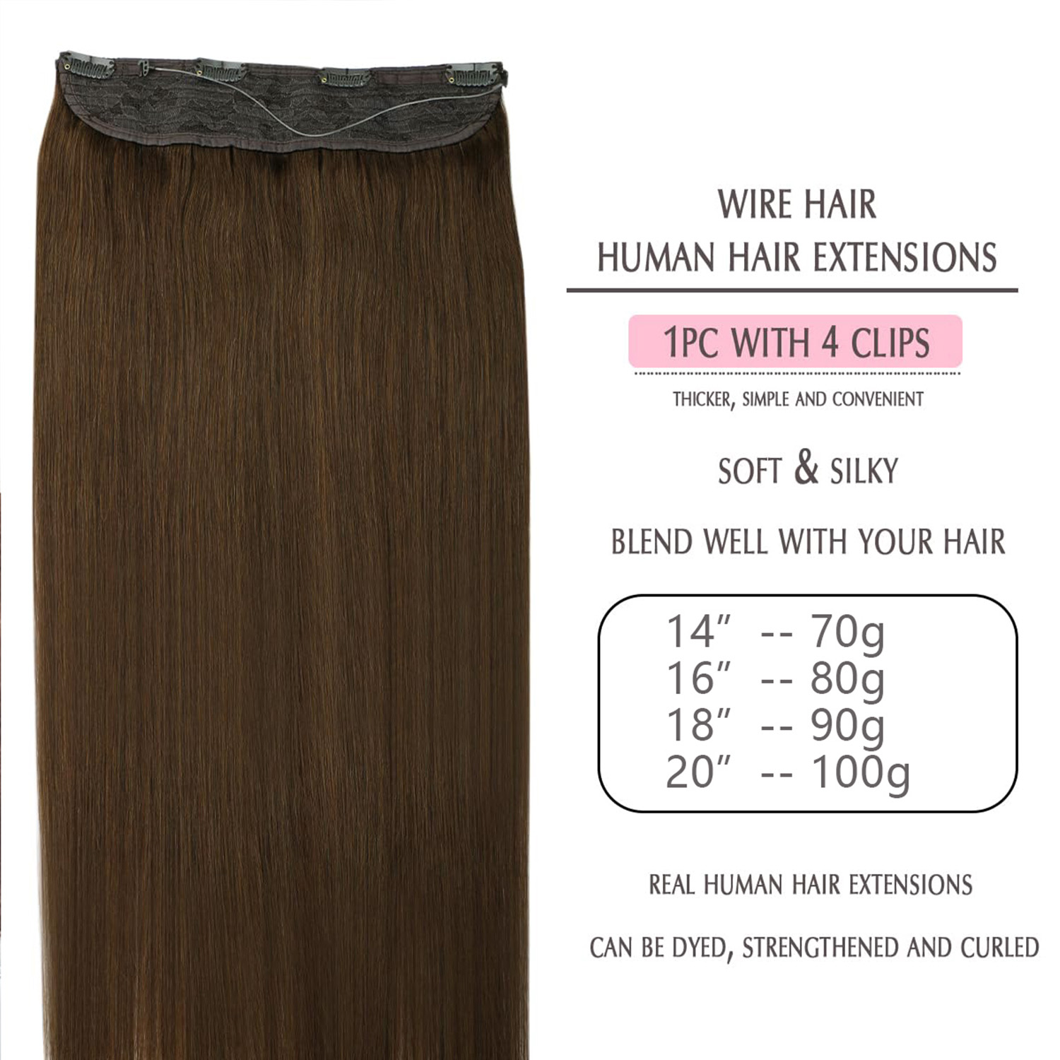 وصلات شعر هالو غير مرئية من ال - مراجعة Seamless Clip In Hair Extensions Human Hair وسعره