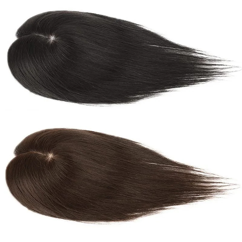 قاعدة الحرير أعلى المرأة توبر  - مراجعة Seamless Clip In Hair Extensions Human Hair وسعره