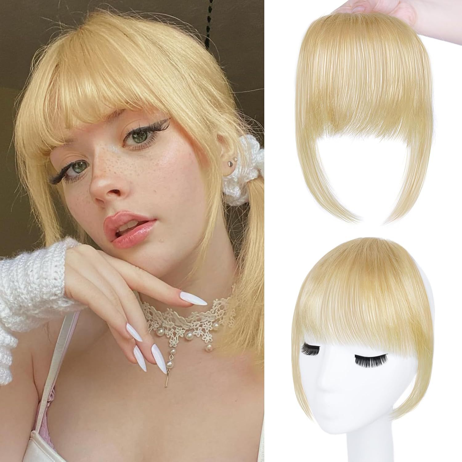 100% الانفجارات الشعر البشري ك - مراجعة Seamless Clip In Hair Extensions Human Hair وسعره