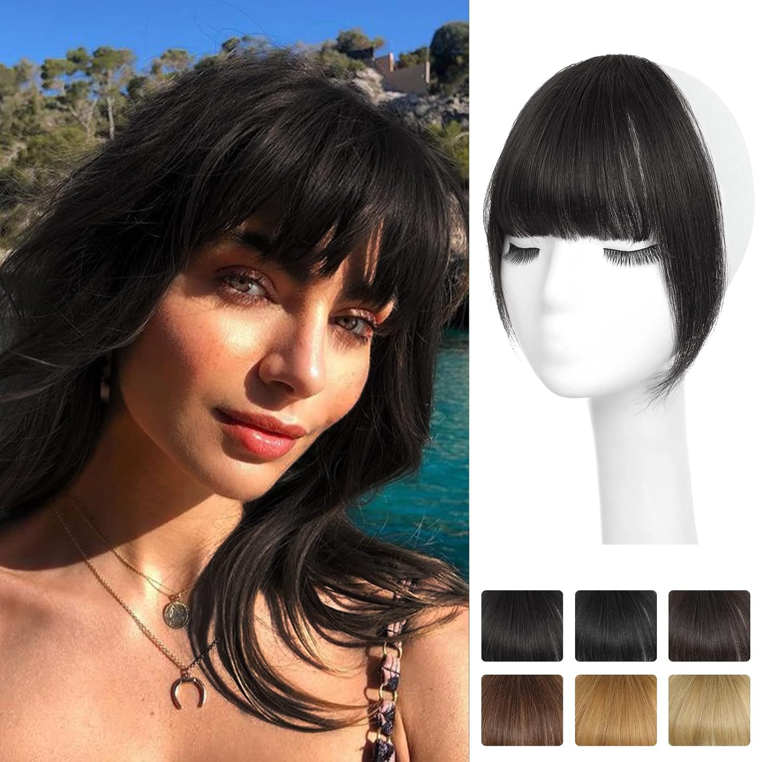100% الانفجارات الشعر البشري ك - مراجعة Seamless Clip In Hair Extensions Human Hair وسعره
