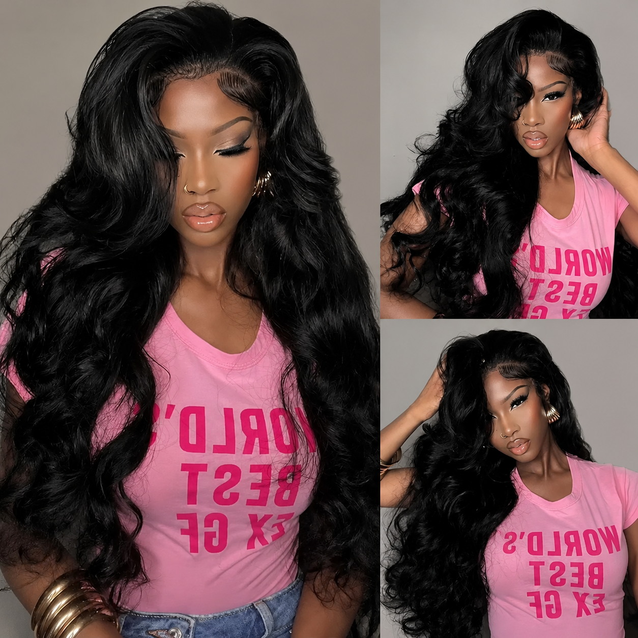 شعر مستعار بشري أمامي شفاف عال - مراجعة Hd Lace Frontal Wig Human Hair Pre Plucked وسعره