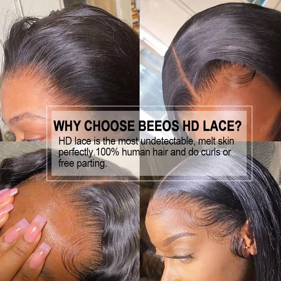 شعر مستعار بشري أمامي شفاف عال - مراجعة Hd Lace Frontal Wig Human Hair Pre Plucked وسعره