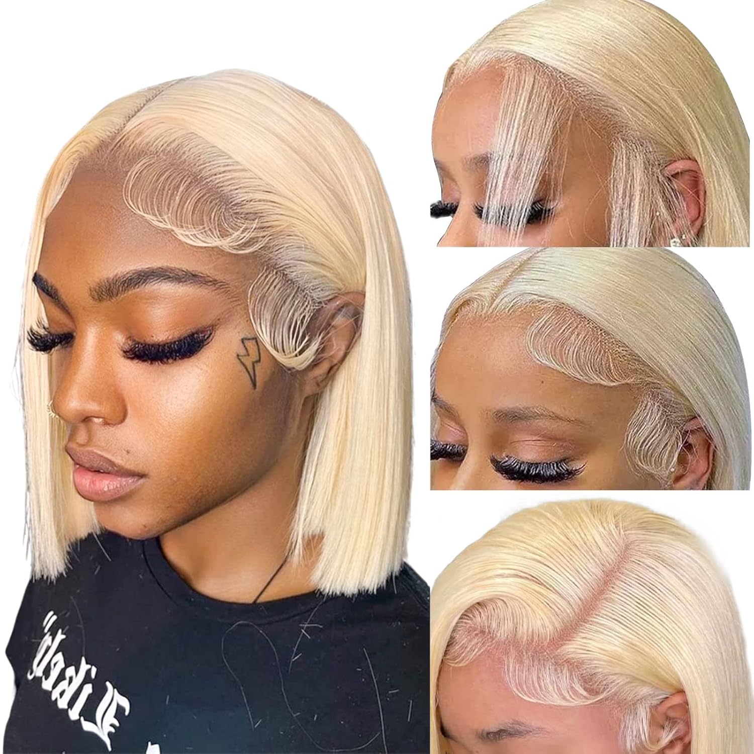 باروكات شعر طبيعي بلون العسل ا - مراجعة Glueless Wear And Go Human Hair Wig وسعره
