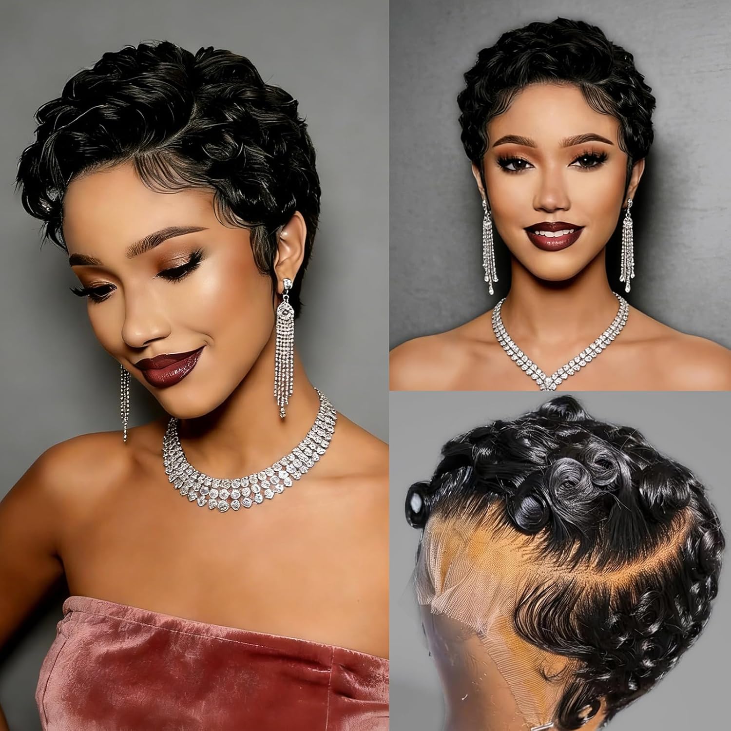 باروكة شعر طبيعي برازيلي ريمي، - مراجعة Pre Parted 13X4 Lace Front Bob Wig وسعره