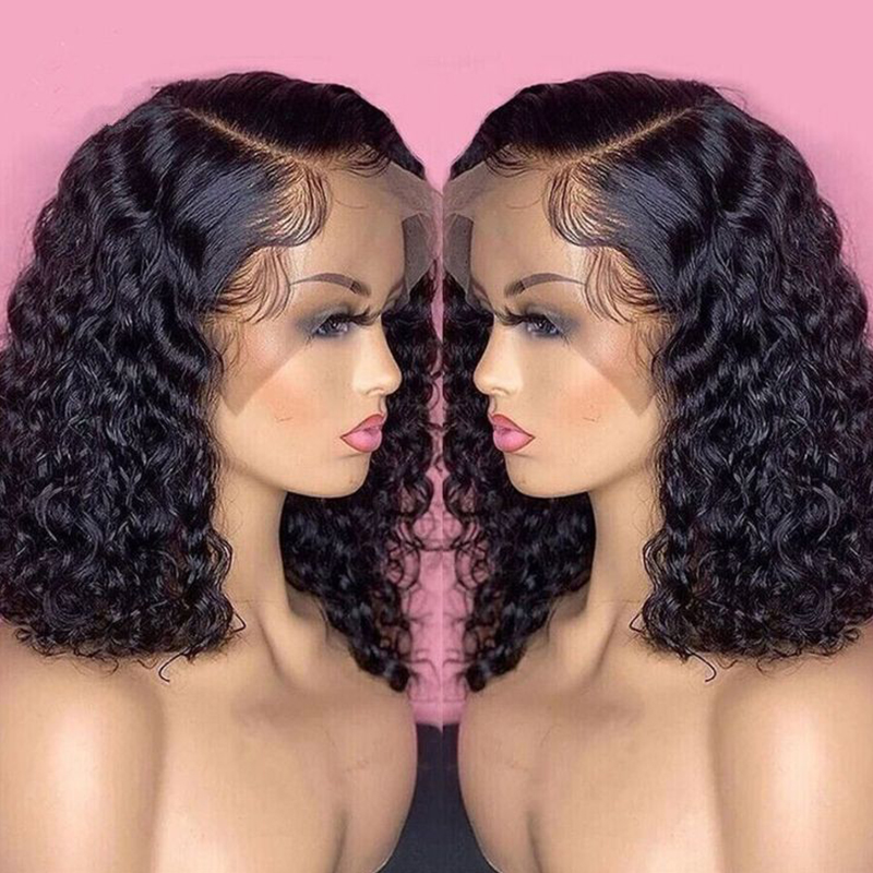 باروكات شعر طبيعي مموج عميق بك - مراجعة Glueless Wear And Go Human Hair Wig وسعره