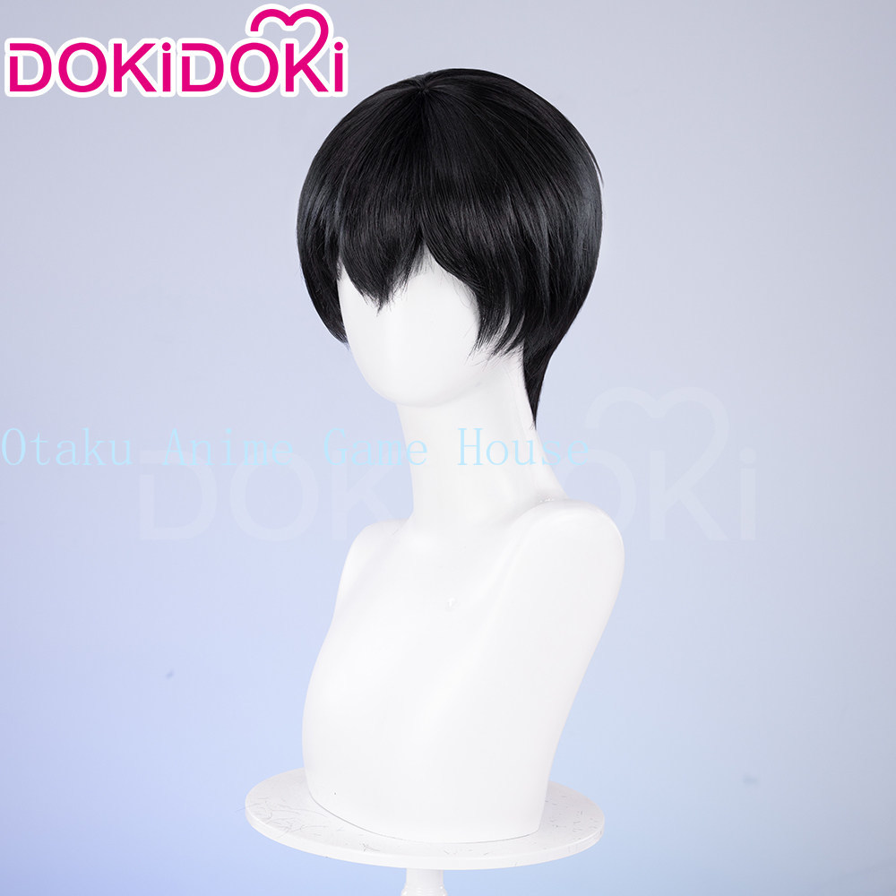 باروكة تنكرية قصيرة سوداء بتصم - مراجعة Synthetic Wigs وسعره