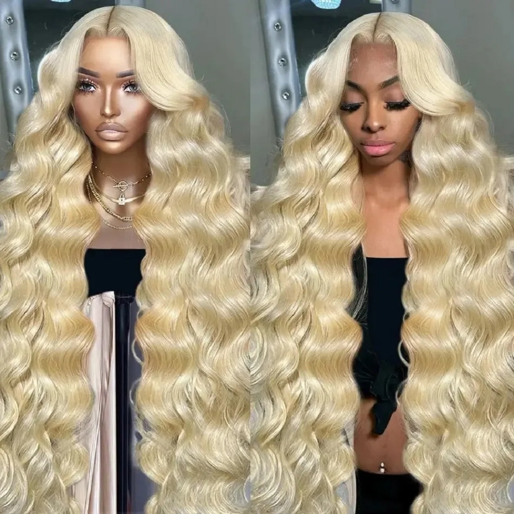 باروكة شعر بشري أشقر 613 بطول  - مراجعة Lace Front Wigs وسعره