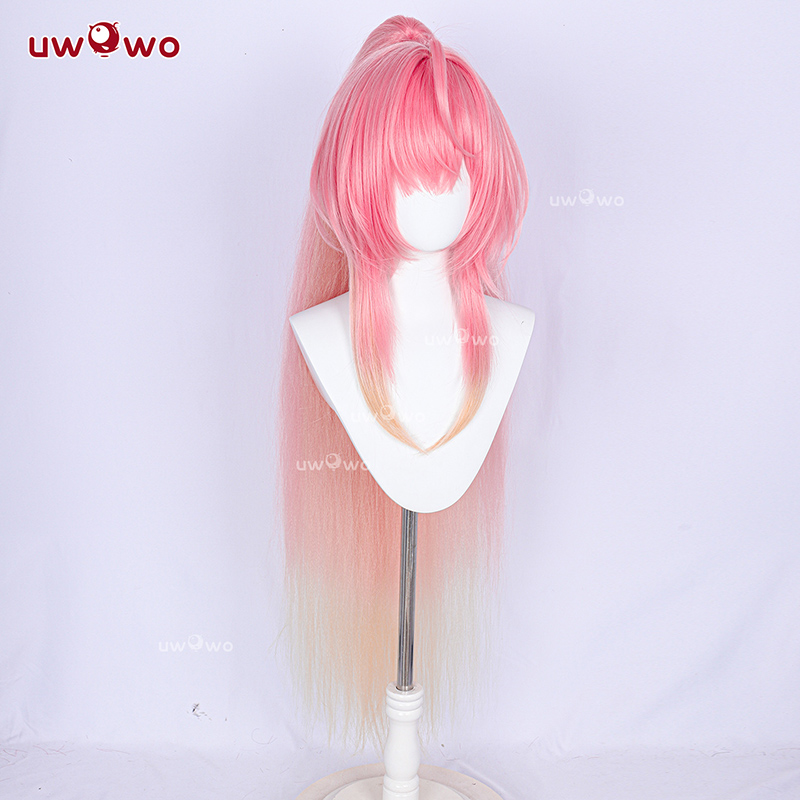 شعر مستعار طويل وردي اللون من  - مراجعة Synthetic Wigs وسعره