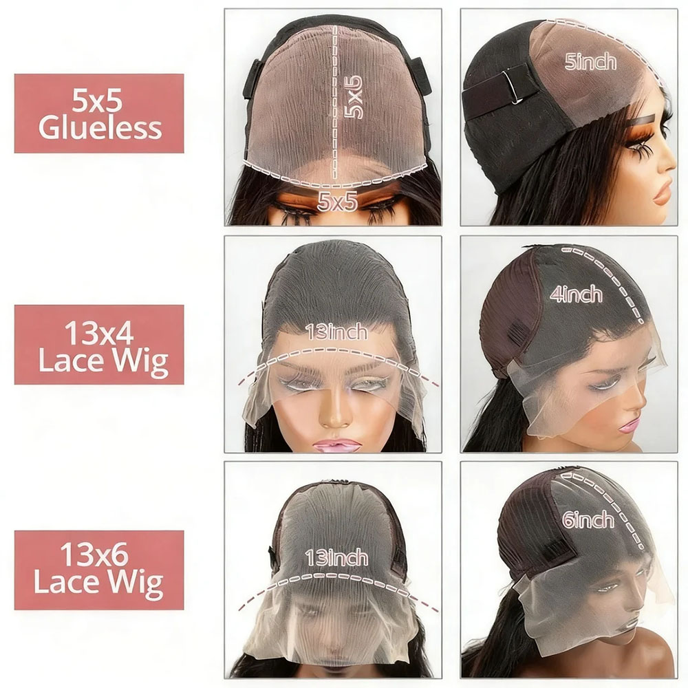 باروكات شعر بشري مستقيم حريري  - مراجعة Pre Parted 13X4 Lace Front Bob Wig وسعره