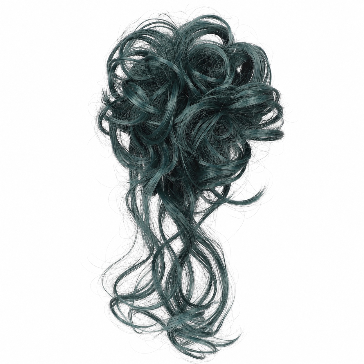 وصلة شعر مجعدة على شكل كعكة مع - مراجعة Claw Clip Messy Bun Hair Piece وسعره